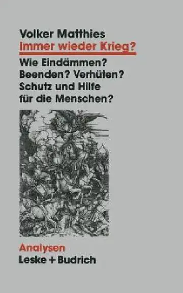 Cover of Immer Wieder Krieg?