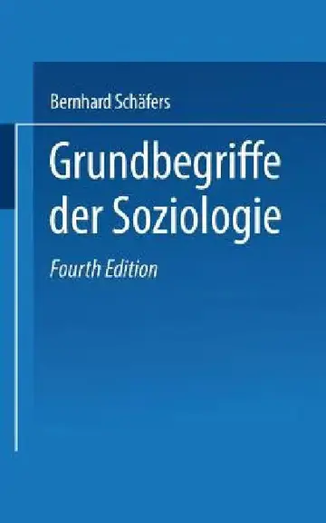 Cover of Grundbegriffe Der Soziologie