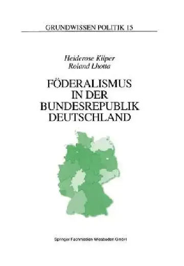 Cover of Föderalismus in Der Bundesrepublik Deutschland