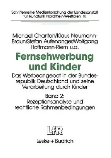 Cover of Fernsehwerbung Und Kinder