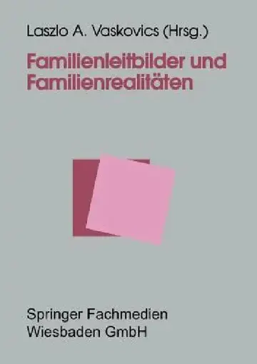 Cover of Familienleitbilder Und Familienrealitäten