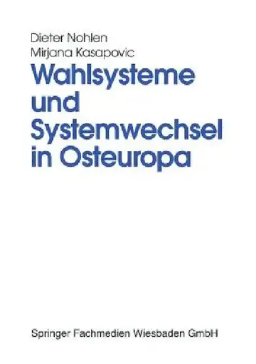 Cover of Wahlsysteme Und Systemwechsel in Osteuropa