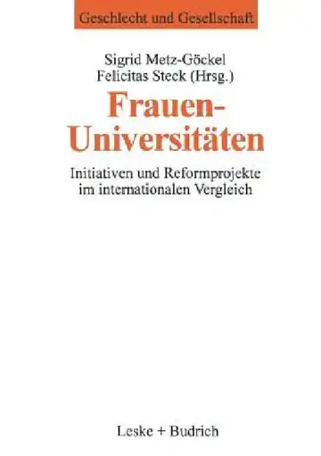 Cover of Frauenuniversitäten
