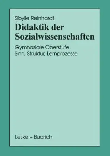 Cover of Didaktik Der Sozialwissenschaften