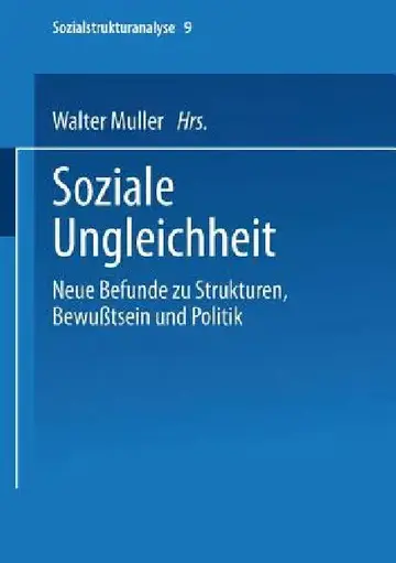 Cover of Soziale Ungleichheit