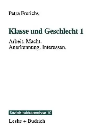 Cover of Klasse Und Geschlecht 1