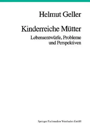 Cover of Kinderreiche Mütter