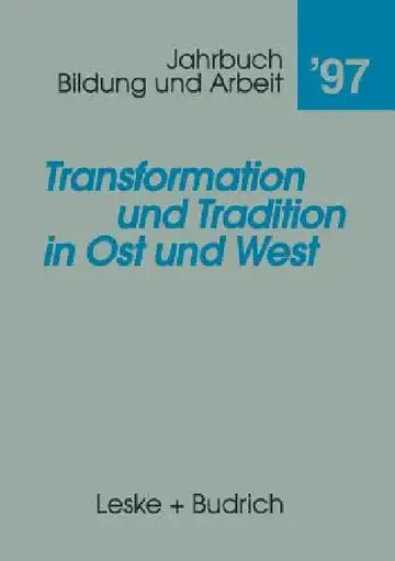 Cover of Transformation Und Tradition in Ost Und West