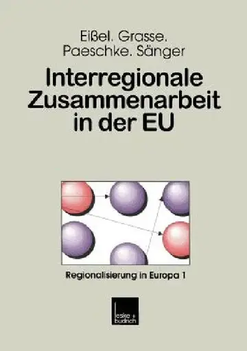 Cover of Interregionale Zusammenarbeit in Der EU