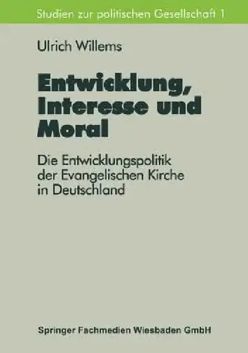 Cover of Entwicklung, Interesse Und Moral