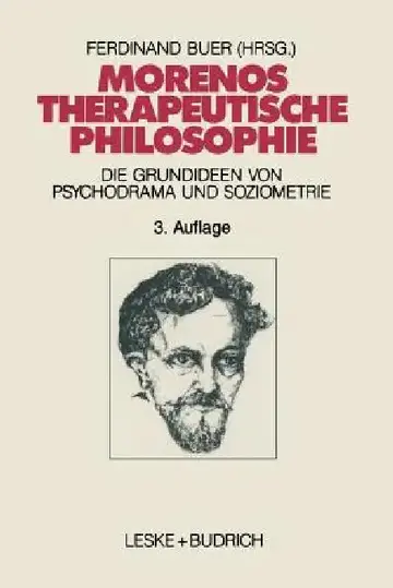 Cover of Morenos Therapeutische Philosophie