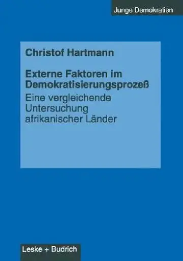 Cover of Externe Faktoren Im Demokratisierungsprozeß