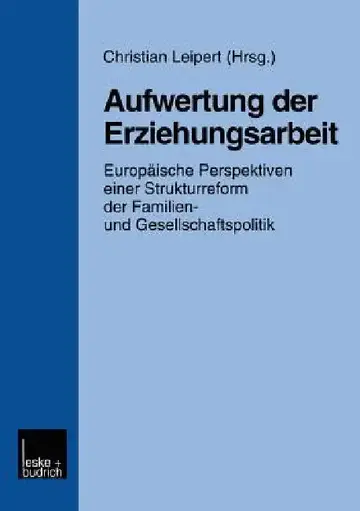 Cover of Aufwertung Der Erziehungsarbeit