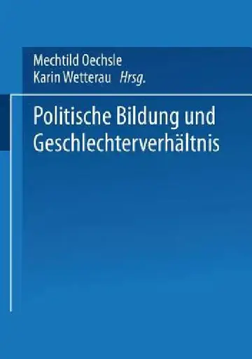 Cover of Politische Bildung Und Geschlechterverhältnis