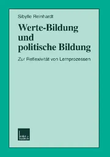 Cover of Werte-Bildung Und Politische Bildung