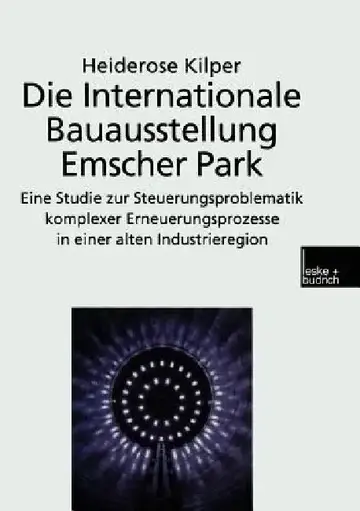 Cover of Die Internationale Bauausstellung Emscher Park
