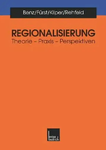 Cover of Regionalisierung