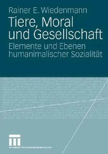 Cover of Tiere, Moral Und Gesellschaft