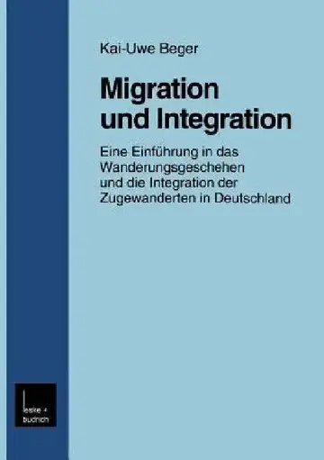 Cover of Migration Und Integration