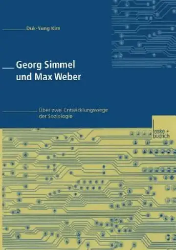 Cover of Georg Simmel Und Max Weber