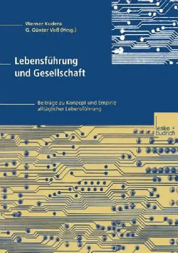 Cover of Lebensführung Und Gesellschaft