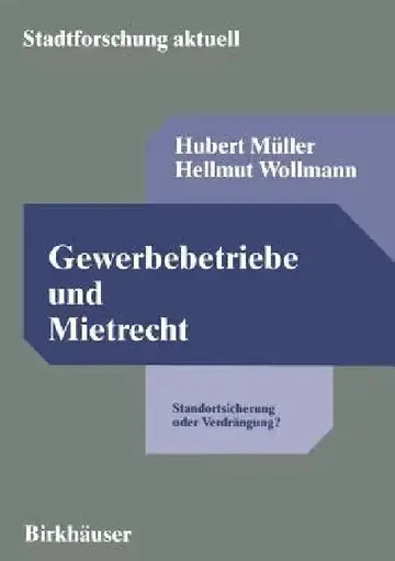 Cover of Gewerbebetriebe Und Mietrecht