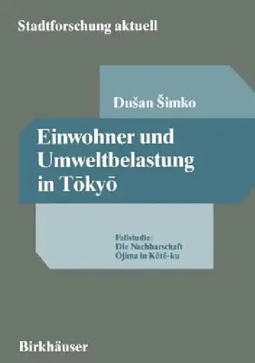 Cover of Einwohner Und Umweltbelastung in Tōkyō
