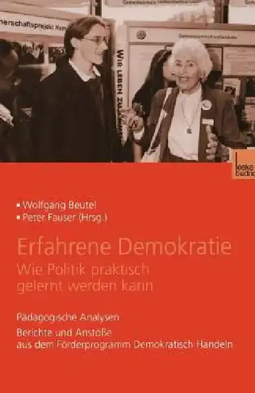 Cover of Erfahrene Demokratie. Wie Politik Praktisch Gelernt Werden Kann