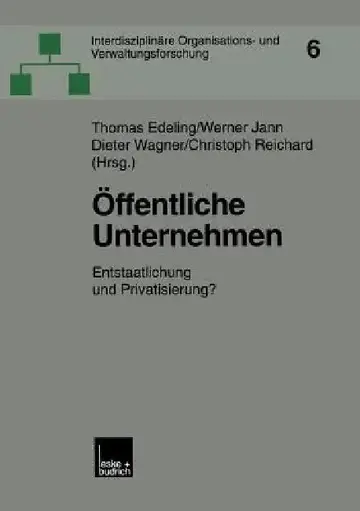 Cover of Öffentliche Unternehmen