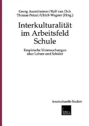 Cover of Interkulturalität Im Arbeitsfeld Schule