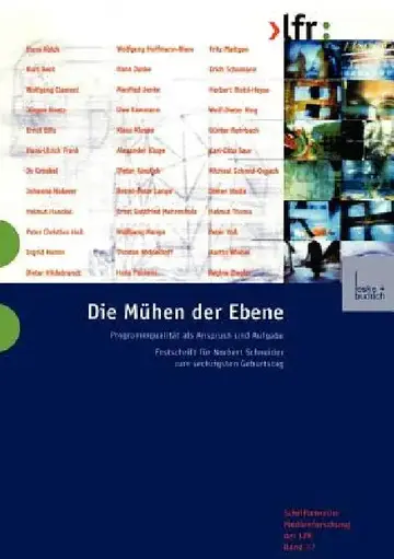 Cover of Die Mühen Der Ebene