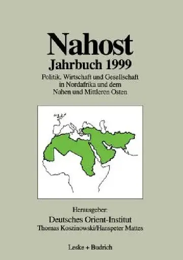 Cover of Nahost Jahrbuch 1999
