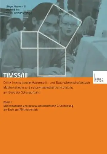 Cover of Timss/III Dritte Internationale Mathematik- Und Naturwissenschaftsstudie -- Mathematische Und Naturwissenschaftliche Bildung Am Ende Der Schullaufbahn