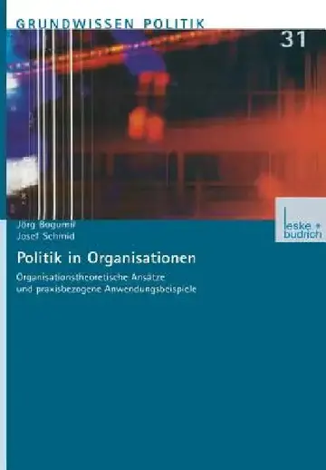 Cover of Politik in Organisationen