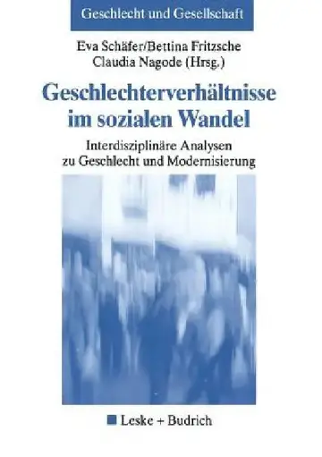 Cover of Geschlechterverhältnisse Im Sozialen Wandel