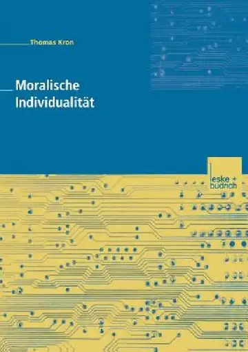Cover of Moralische Individualität