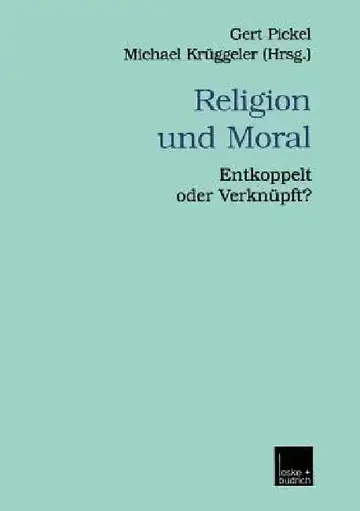 Cover of Religion Und Moral