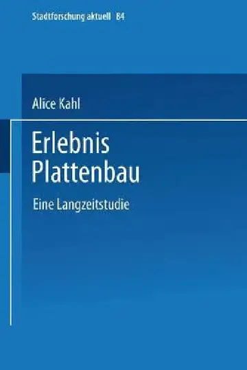 Cover of Erlebnis Plattenbau