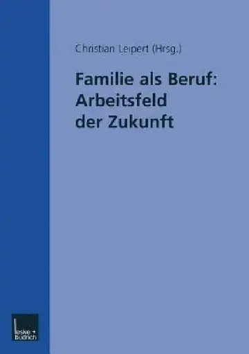 Cover of Familie ALS Beruf