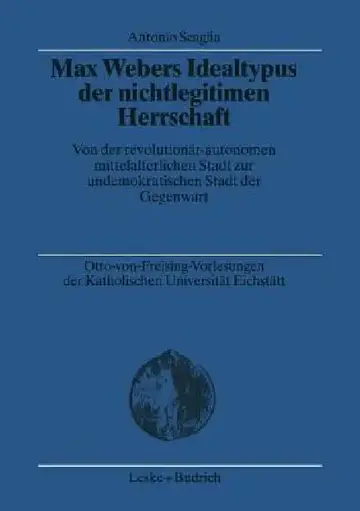 Cover of Max Webers Idealtypus Der Nichtlegitimen Herrschaft