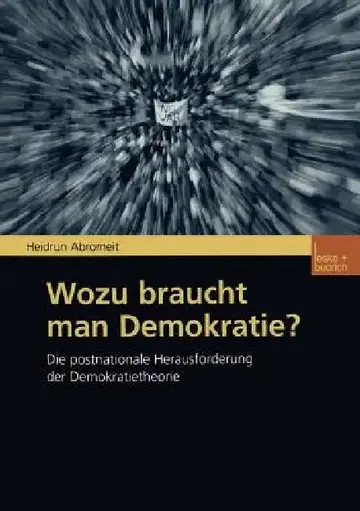 Cover of Wozu Braucht Man Demokratie?