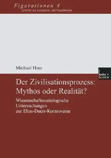 Cover of Der Zivilisationsprozess