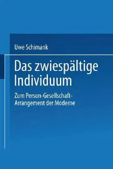 Cover of Das Zwiespältige Individuum