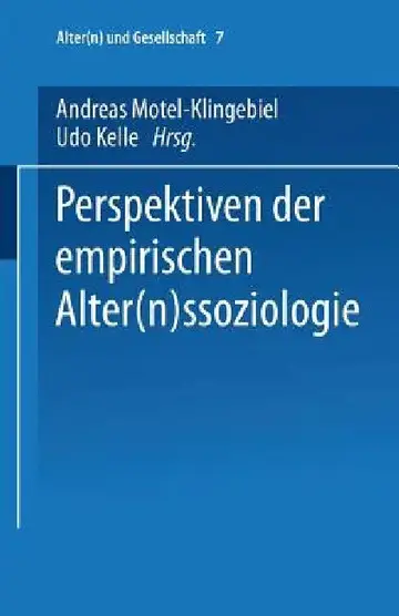 Cover of Perspektiven Der Empirischen Alter(n)Ssoziologie