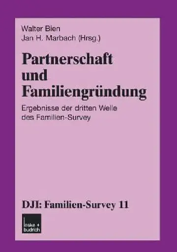 Cover of Partnerschaft Und Familiengründung