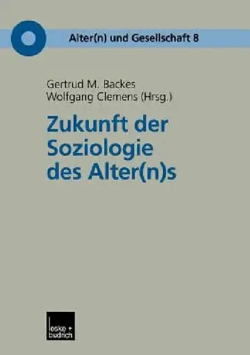Cover of Zukunft Der Soziologie Des Alter(n)S