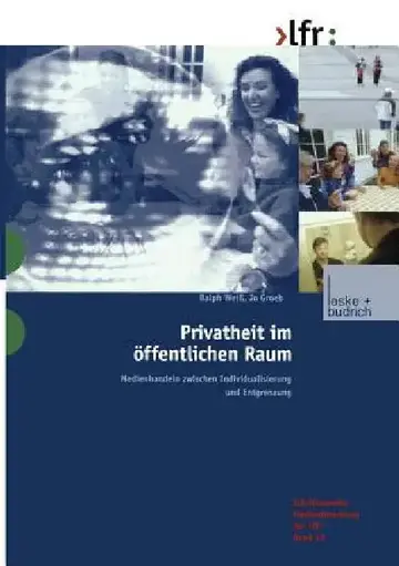 Cover of Privatheit Im Öffentlichen Raum