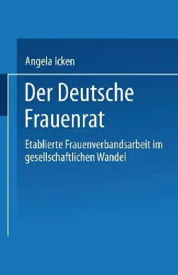 Cover of Der Deutsche Frauenrat