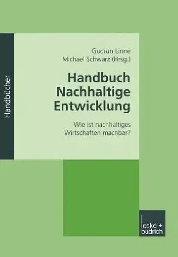 Cover of Handbuch Nachhaltige Entwicklung