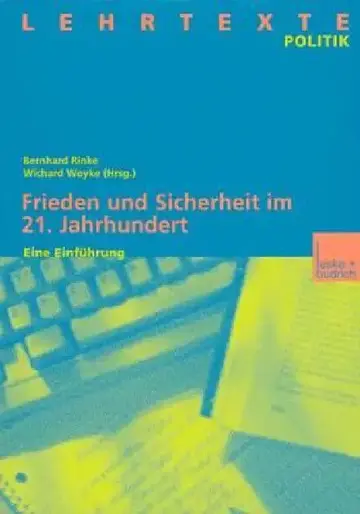 Cover of Frieden Und Sicherheit Im 21. Jahrhundert